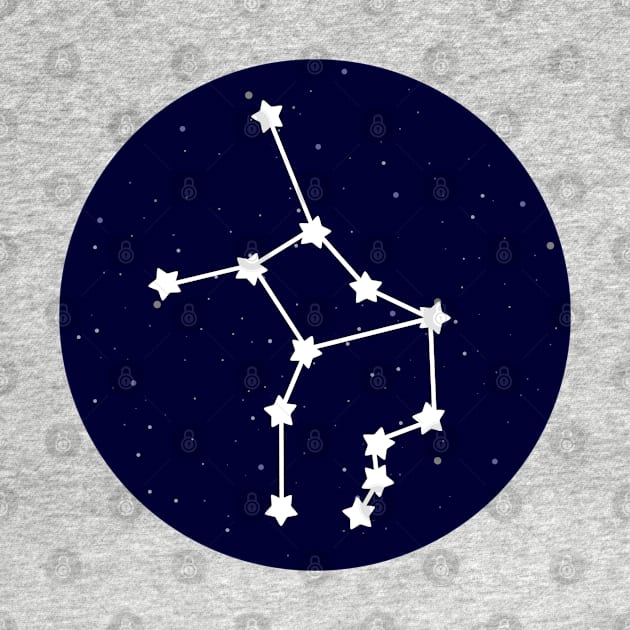 Virgo Zodiac Constellation by lulubee